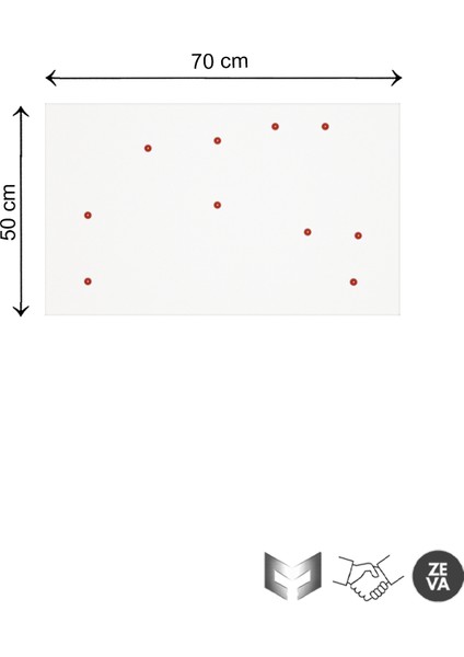 Ofis ve Çalışma Odası Için Mıknatıs Hediyeli Metal Pano - Hatıra Fotoğraf Not Panosu -Mutfak Panosu fiyatları