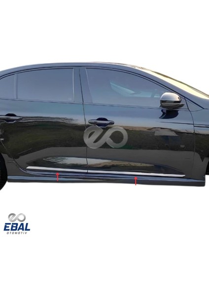 Renault Megane 4 Krom Yan Kapı Çıtası 4 Kapı 2016 P.çelik
