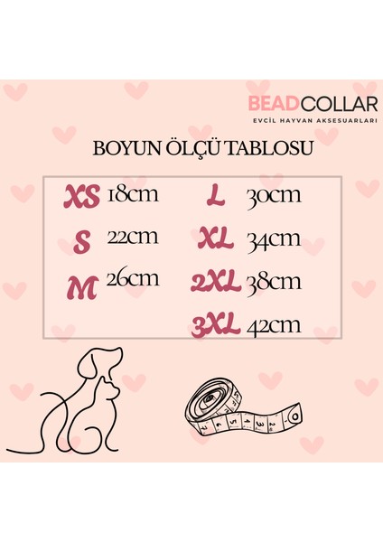 Kedi Köpek Tasma Kolye Örgü