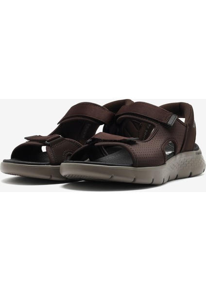 Go Walk Flex Sandal - Easy Entry Erkek Kahverengi Sandalet 229210 Brn