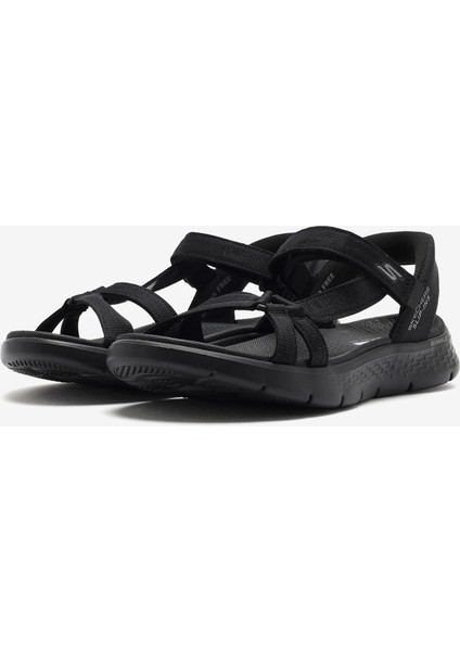 Go Walk Flex Sandal - Illuminate Kadın Siyah Sandalet 141481 Bbk modelleri