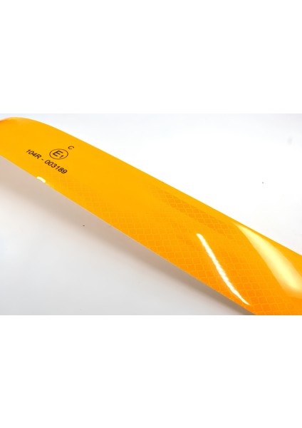 Reflektörlü Bant Sarı Reflektif Fosforlu Şerit Bant 7.5 cm 1 Metre Ikaz Bandı