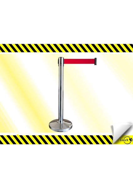 Dayanıklı ve şık tek şerit bariyer, kolay kurulumla güvenliği artırır