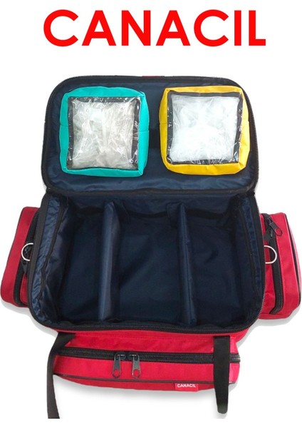 Kırmızı İlk Yardım Çantası, Acil Müdahale ve Travma Sağlığı Seti modelleri