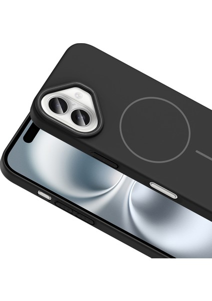 Apple iPhone 16 Uyumlu Kılıf Ince Magsafe Halkalı Kablosuz Şarj Özellikli Lansman Silikon Kapak fiyatları