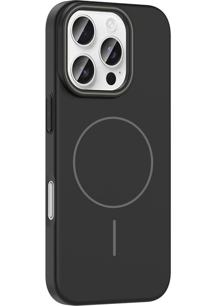 Apple iPhone 16 Pro Uyumlu Kılıf Ince Magsafe Halkalı Kablosuz Şarj Özellikli Lansman Silikon Kapak fiyatları