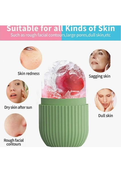 2 'li Set Banyo Duş Kesesi Peeling Eldiveni Floş İpek- Buz Küpü Yüz Masaj Aleti fırsatları