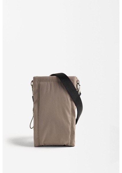 Teknik Kumaş Çapraz Askılı Çanta