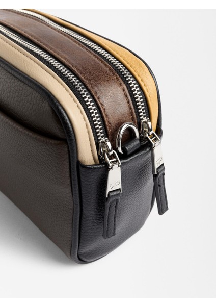 Deri Leopar Desenli Çapraz Çanta fiyatları