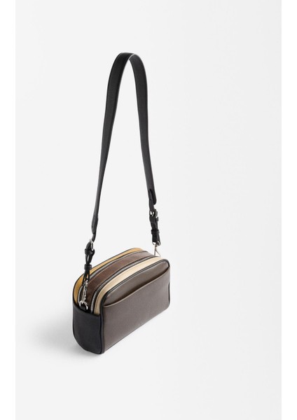 Deri Leopar Desenli Çapraz Çanta modelleri