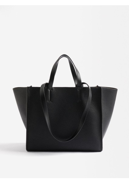 Fermuarlı Shopper Bag