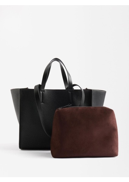 Fermuarlı Shopper Bag