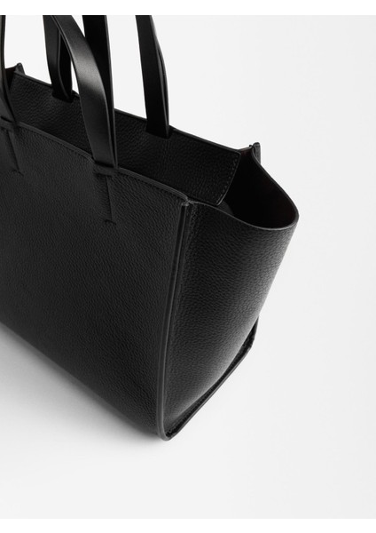 Fermuarlı Shopper Bag