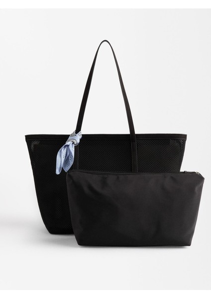 Örme Shopper Çanta