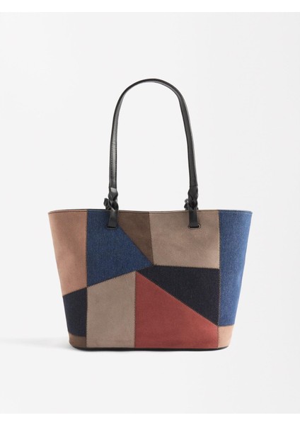 Patchwork Shopper Çanta