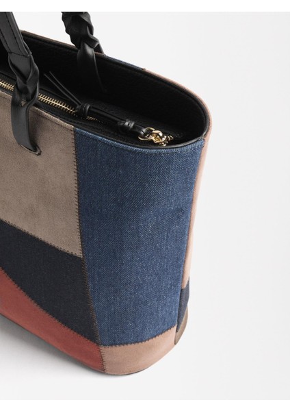 Patchwork Shopper Çanta