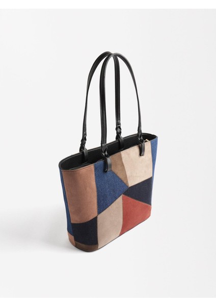 Patchwork Shopper Çanta