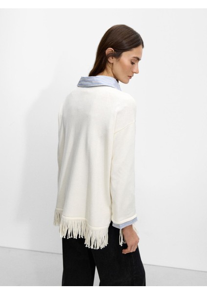 Püsküllü Örme Panço fırsatları