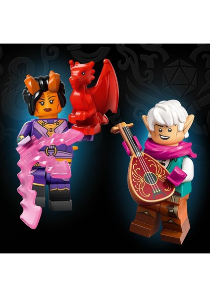 Minifigures Dungeons & Dragons 71047 Koleksiyonluk Fantastik Karakter Seti 9 Parça Hediyelik Oyuncak