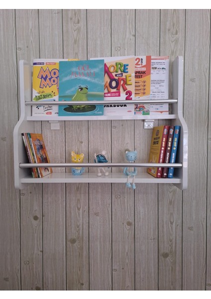 Nilgün Serisi 2 Raflı Montessori Kitaplık
