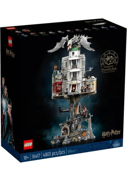 L Harry Potter 76417 Gringotts Wizarding Bank – Collectors' Edition (4803 Parça) fiyatları