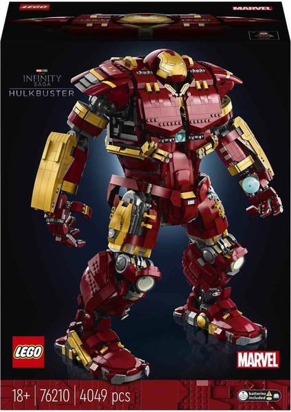 Marve L Hulkbuster 76210 - Yetişkinler Için Iron Man Hulkbuster MK44 Yapım Seti (4049 Parça) modelleri