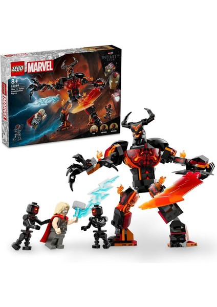 ® Marvel Thor, Surtur Yapım Figürüne Karşı 76289 – 8 Yaş ve Üzeri Yapım Seti (245 Parça)