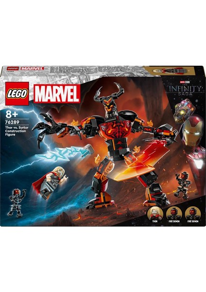 ® Marvel Thor, Surtur Yapım Figürüne Karşı 76289 – 8 Yaş ve Üzeri Yapım Seti (245 Parça)