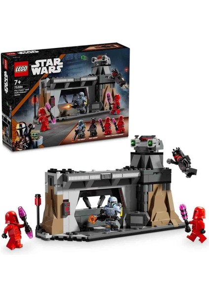 Star War S: The Mandalorian Paz Vizsla ve Moff Gideon Savaşı 75386 - 7 Yaş ve Üzeri Çocukla