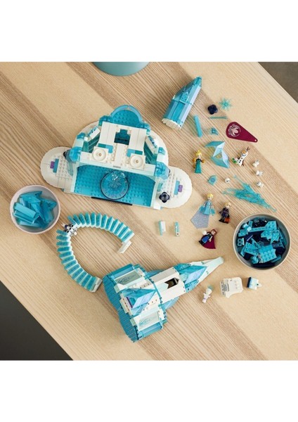 Disney Buz Şatosu 43197 - Prensesleri Seven Çocuklar Için Yaratıcı Oyuncak Yapım Seti (1709 Parça) modelleri