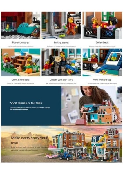 Creator Expert 10270 Bookshop modelleri