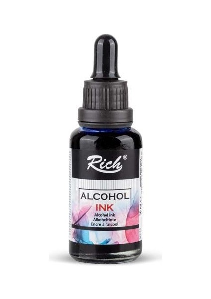 Alcohol Ink Alkol Bazlı Mürekkep 30 Ml. Mavi