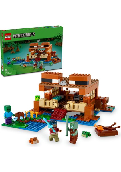 ® Minecraft® Kurbağa Evi 21256 - 8 Yaş ve Üzeri Için Yapım Seti (400 Parça)