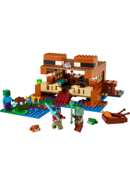 ® Minecraft® Kurbağa Evi 21256 - 8 Yaş ve Üzeri Için Yapım Seti (400 Parça) fiyatları
