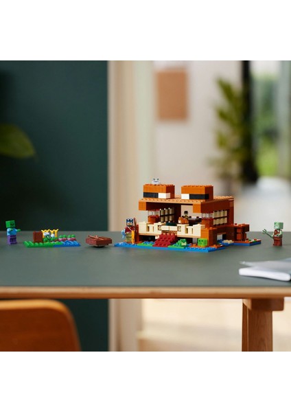 ® Minecraft® Kurbağa Evi 21256 - 8 Yaş ve Üzeri Için Yapım Seti (400 Parça) indirimleri