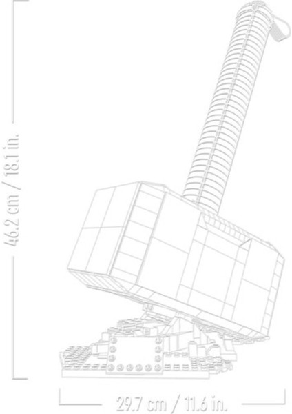 Marvel 76209 Thor's Hammer (979 Parça) fırsatları