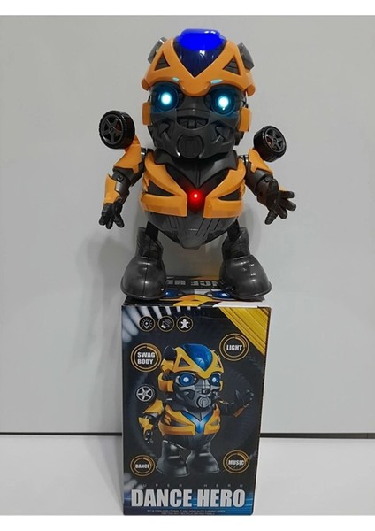 Robot Transformers Dance Hero Bumble Bee Işıklı Dans Eden Transformers Işıklı Robot modelleri