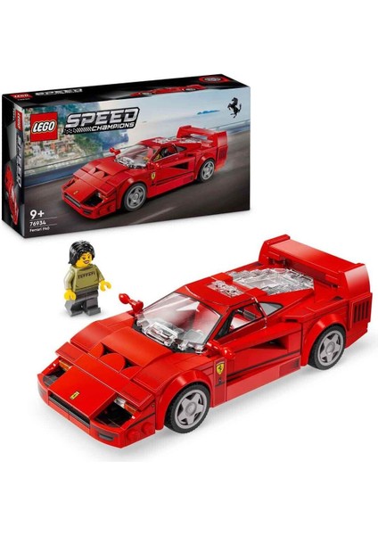 Speed Champions Ferrari F40 Süper Araba 76934 – 9 Yaş ve Üzeri Çocuklar Için Inşa Edi