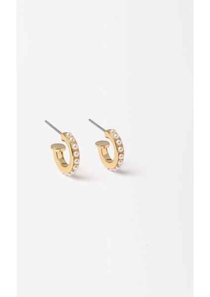 Gold Halka Küpe