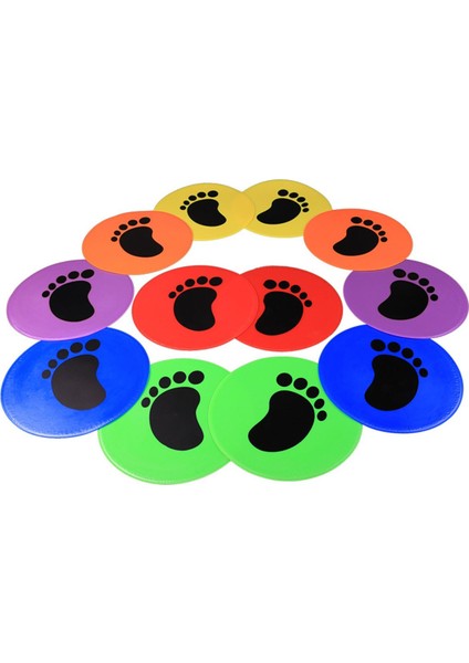 Twister 24' Lü Basamak Ayaklar Eller Duyusal Çok Renkli Keçe Denge Eğitici Fiziksel Oyuncak fırsatları