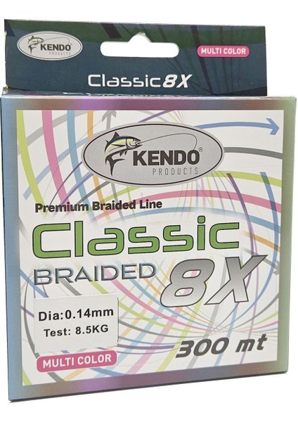 Classic 8x 300M Multicolor Örgü Ip 0.16MM