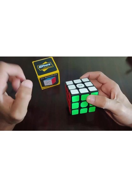 Qiyi 3x3 Speed Cube Hızlı Profesyonel Zeka Küpü 6+ Yaş Erkek Çocuklar İçin Eğitici fiyatları