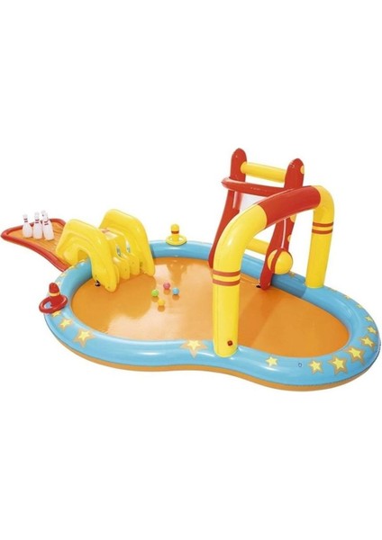 Havuz Aquapark Kaydıraklı Bowling Oyuncaklı 435X213X117 cm - 53068 modelleri