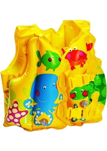 İntex Deniz Yıldızı Desenli 3-5 Yaş Çocuk Can Yeleği, Dayanıklı Vinil, 30 cm, 3 Hava Odacıklı, Ayarlanabilir Kemer fiyatları