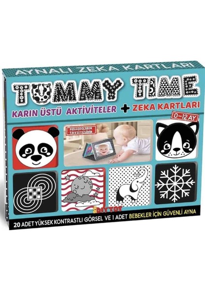 Tummy Time Aynalı Zeka Kartları