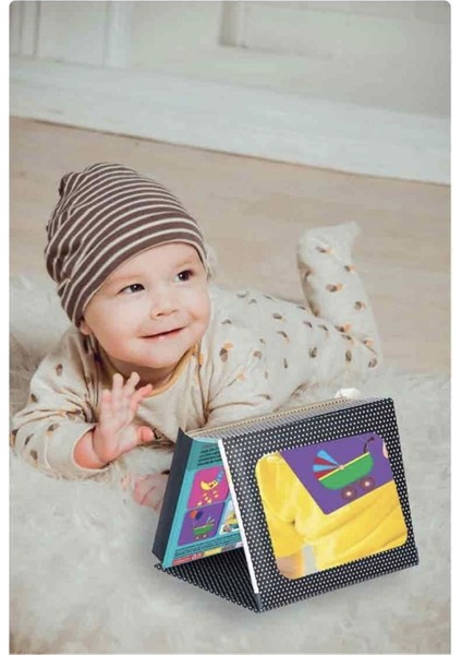 Tummy Time Aynalı Zeka Kartları modelleri