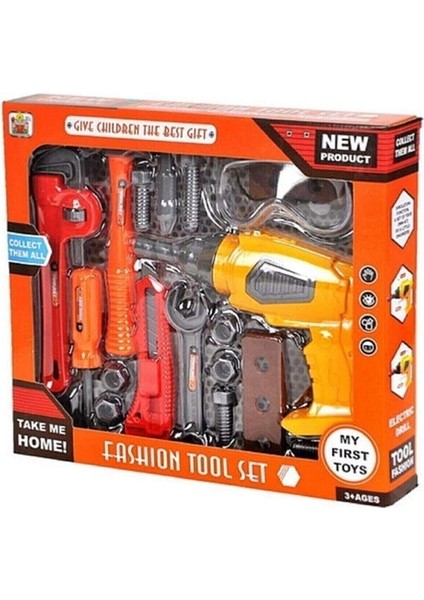 Oyuncak Tamir Seti Pilli Matkap Çekiç Tornavida Set 18 Parça fiyatları