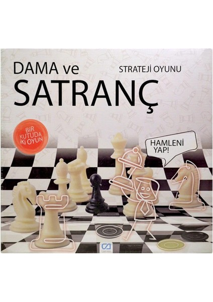 Dama ve Satranç Plastik Kutulu