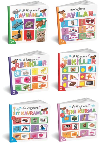 Eğitici İlk Kitaplarım Serisi 6'lı Set