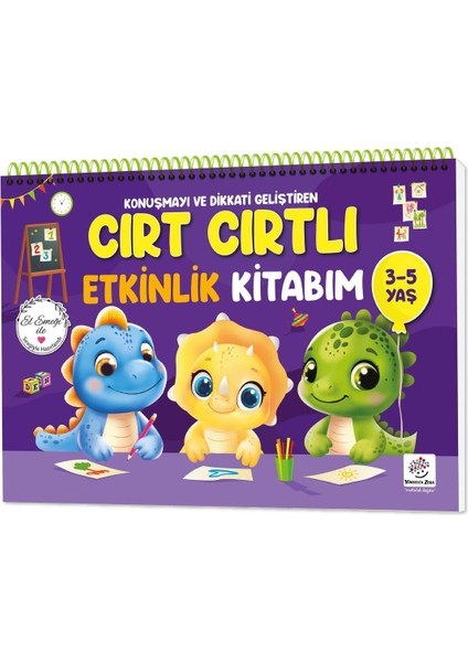 Cırt Cırtlı Etkinlik Kitabım 3-5 Yaş